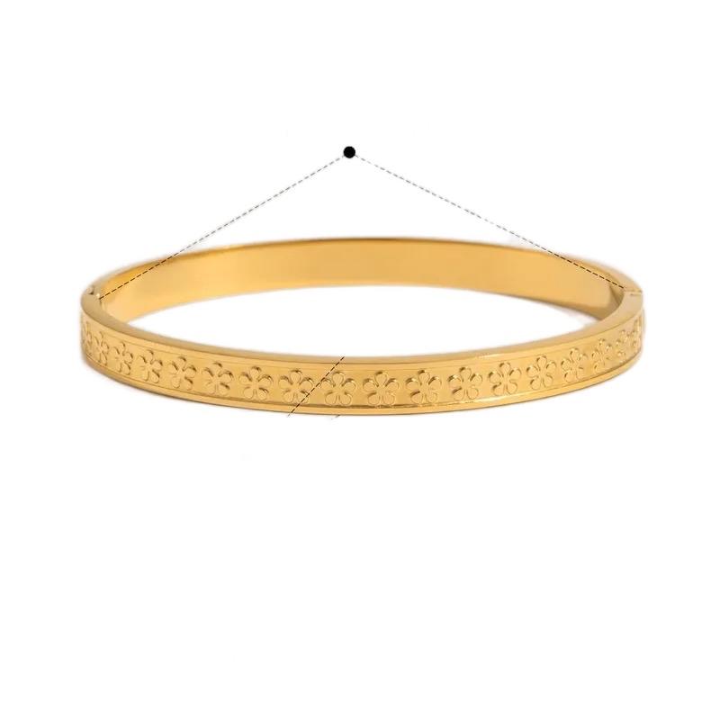 Grace bangle - stainless steel everyday small to medium wrist bangle