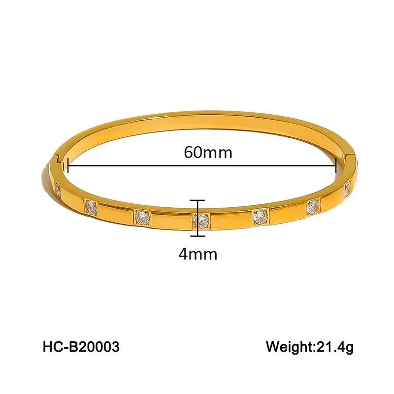 Dia Bangle - Stainless steel for Small to medium