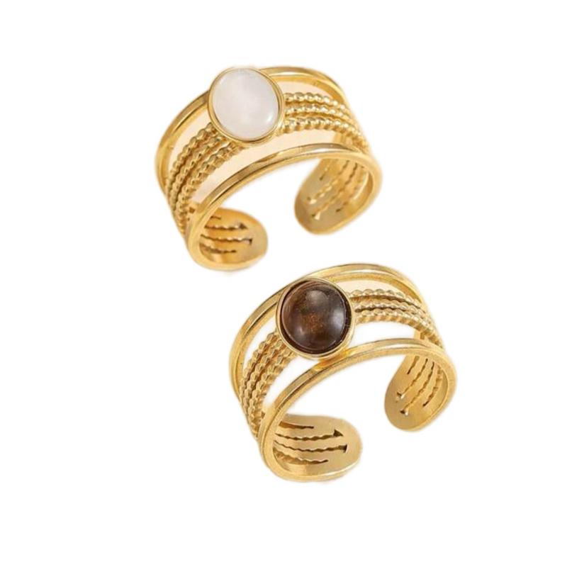 Egypt adjustable ring - Stainless steel ring