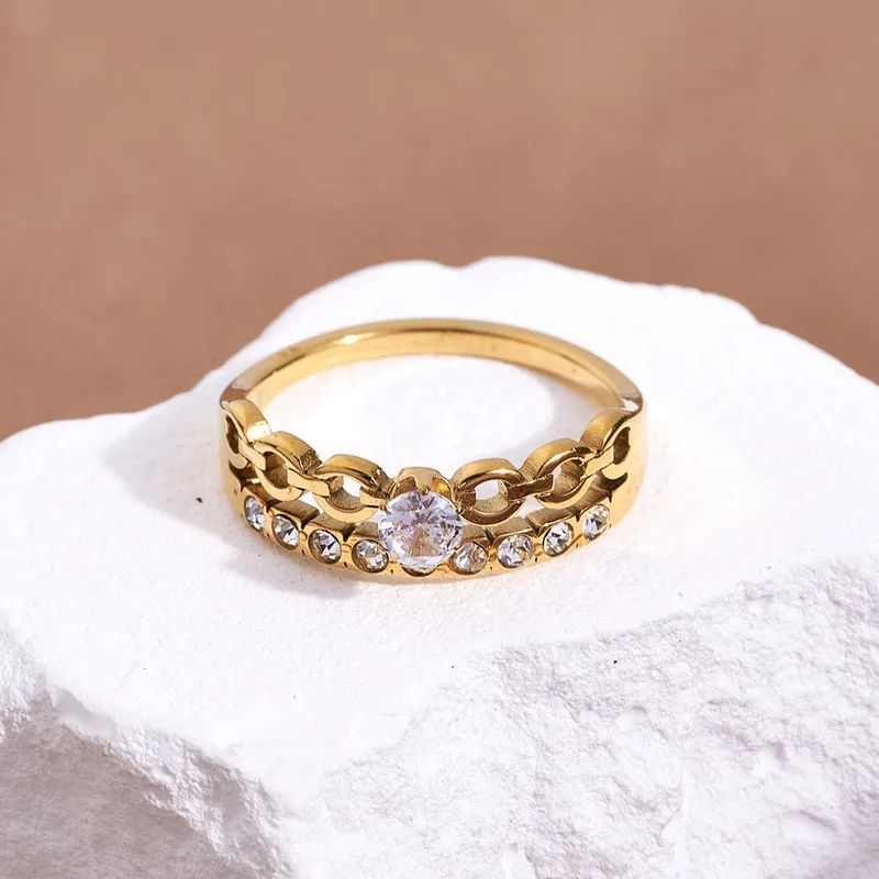 Chain ring - Stainless steel ring for everyday