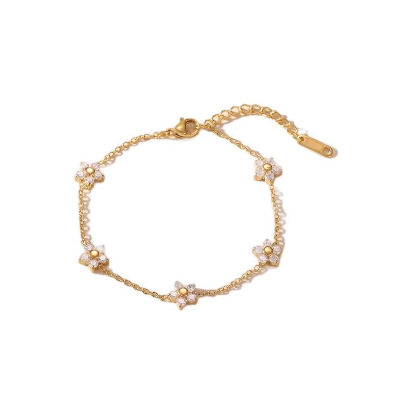 Blossom set - Stainless steel Bracelet and Necklace