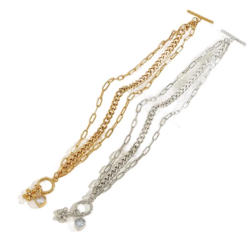 Lily Bracelet set Stainless Steel Huggies and bracelet