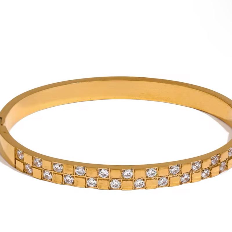 Sophie bangle - stainless steel bangle small to medium Wrist