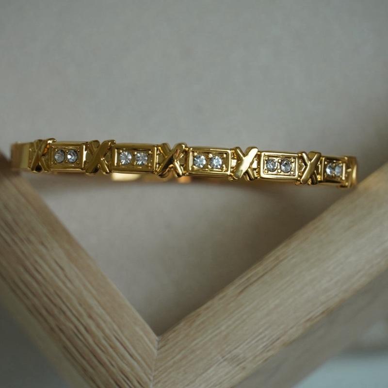 X bangle -Stainless Steel bangle for Small to medium wrist