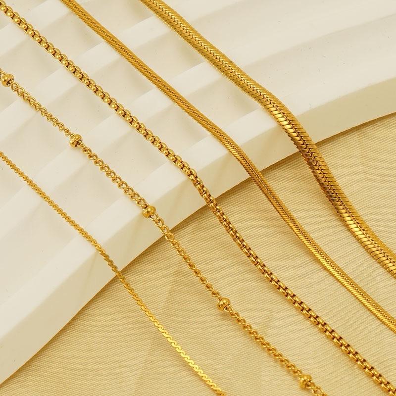 Chains only - Stainless steel gold and Silver chains