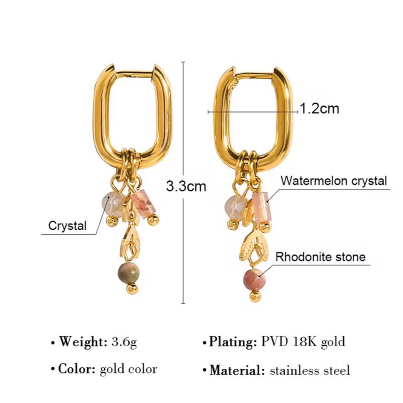 Alma Earrings - Stainless steel everyday earrings