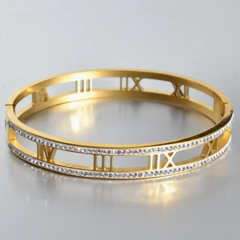 Numeral Tennis Bracelet - Stainless Steel