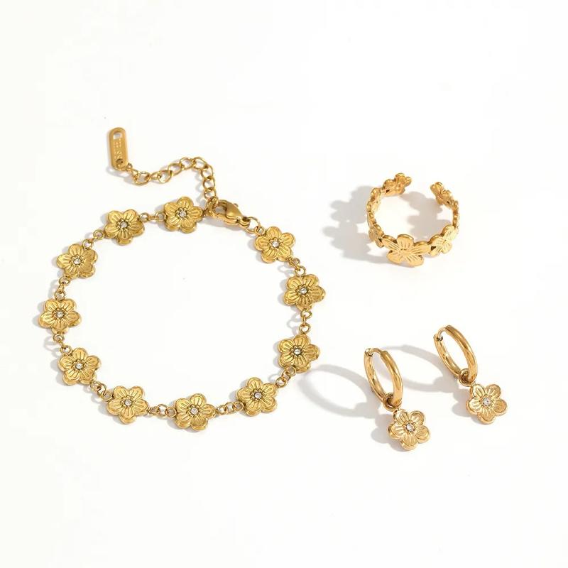 Bloom bracelet - Stainless steel bracelet set