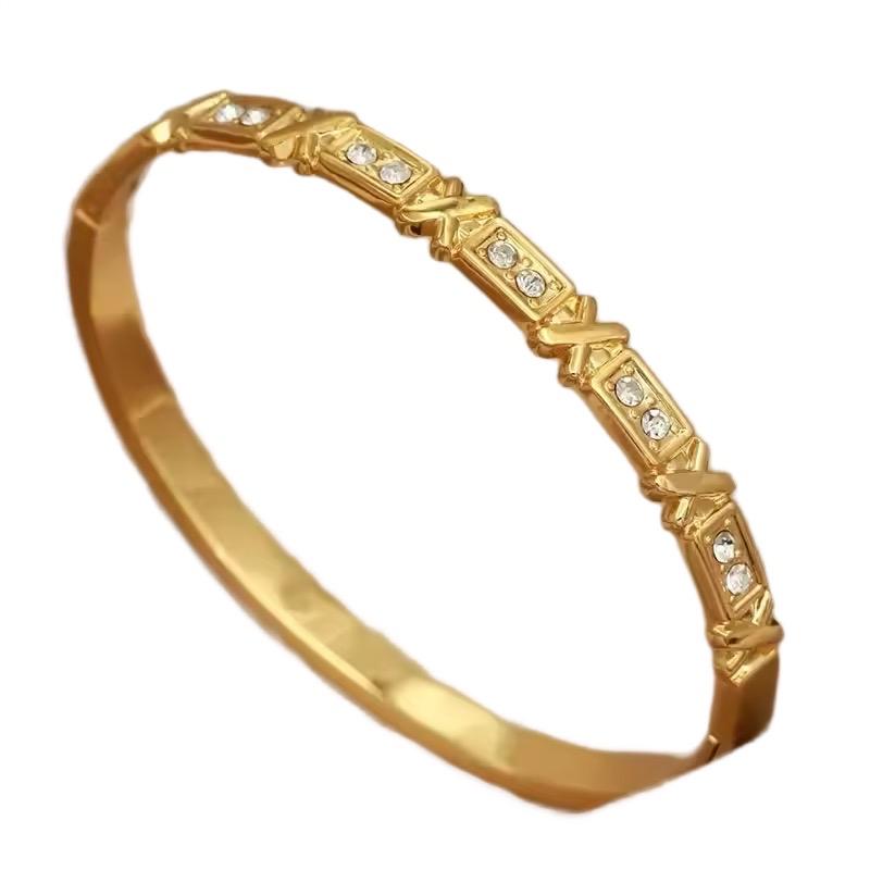 X bangle -Stainless Steel bangle for Small to medium wrist