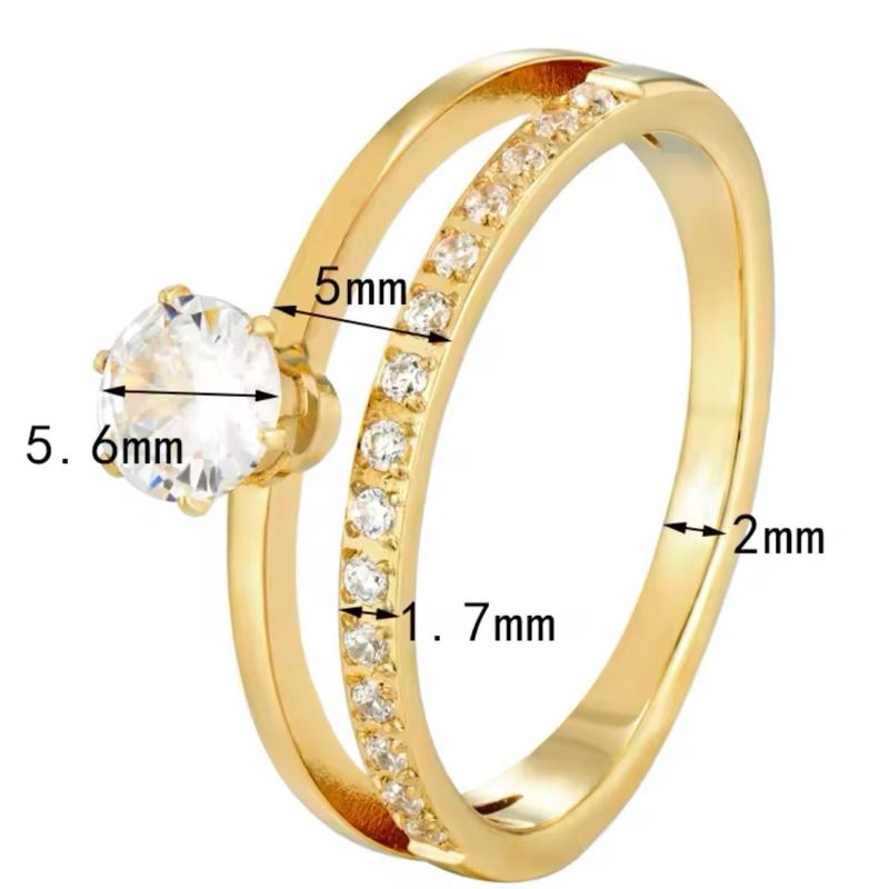 Tara Ring & Bangle - 2 in 1 band Stainless Steel Ring and Bangle