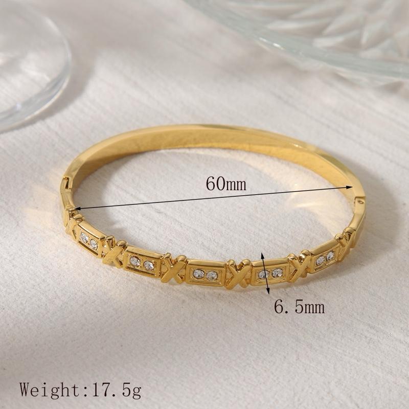 X bangle -Stainless Steel bangle for Small to medium wrist