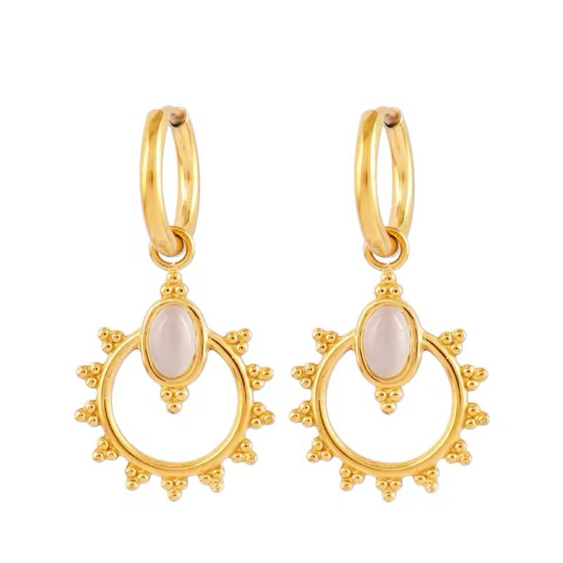 Bella Earrings- Stainless steel hoop earrings