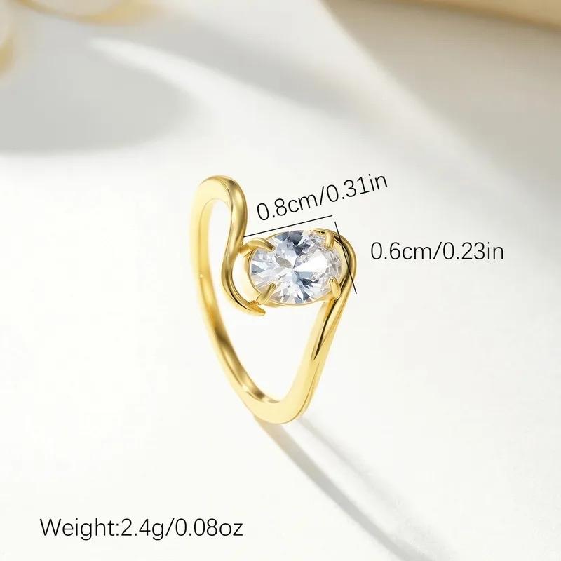 Twist Ring - Stainless Steel 18k gold plated Ring