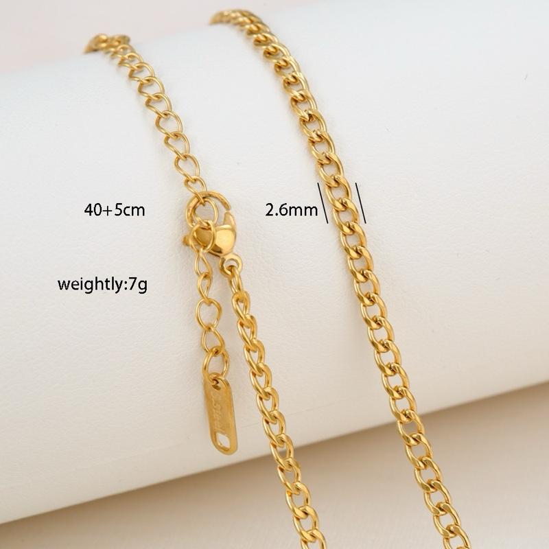 Chains only - Stainless steel gold and Silver chains