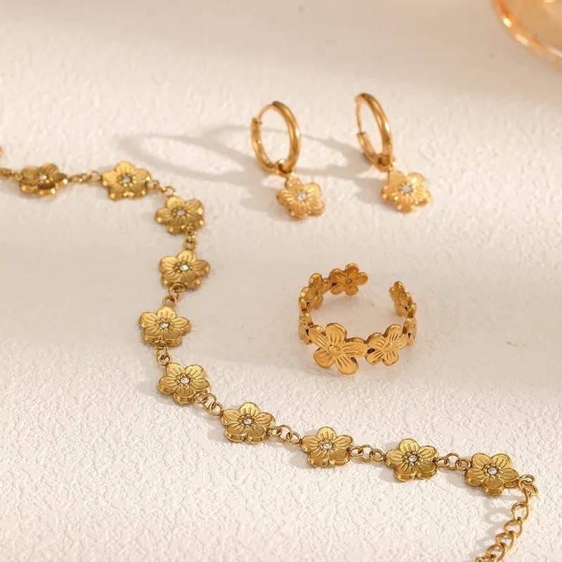 Bloom bracelet - Stainless steel bracelet set