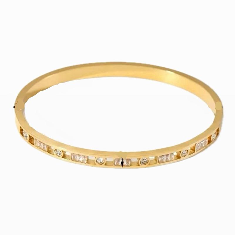 Bling bangle- Stainless steel bangle for small wrist