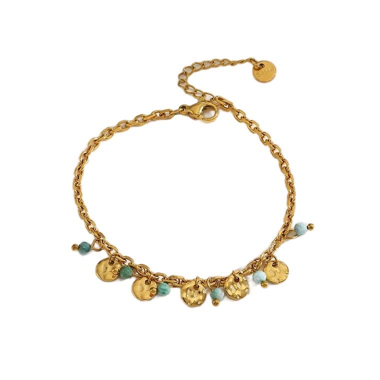 Sydney Bracelet - Stainless steel tussle bracelet