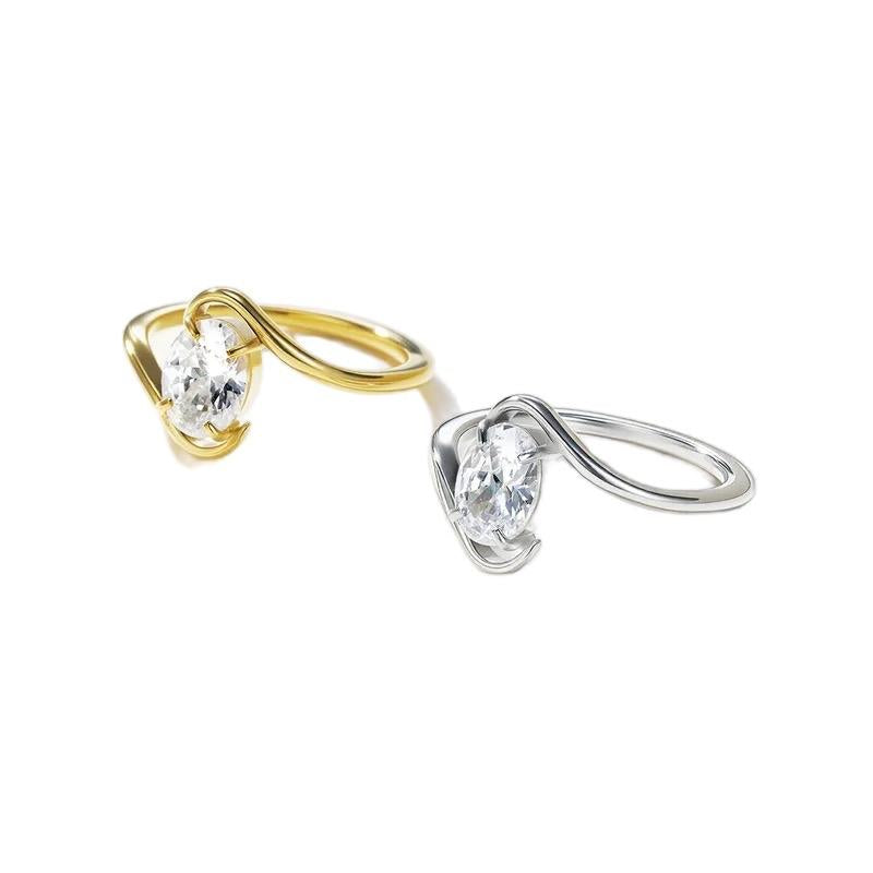 Twist Ring - Stainless Steel 18k gold plated Ring