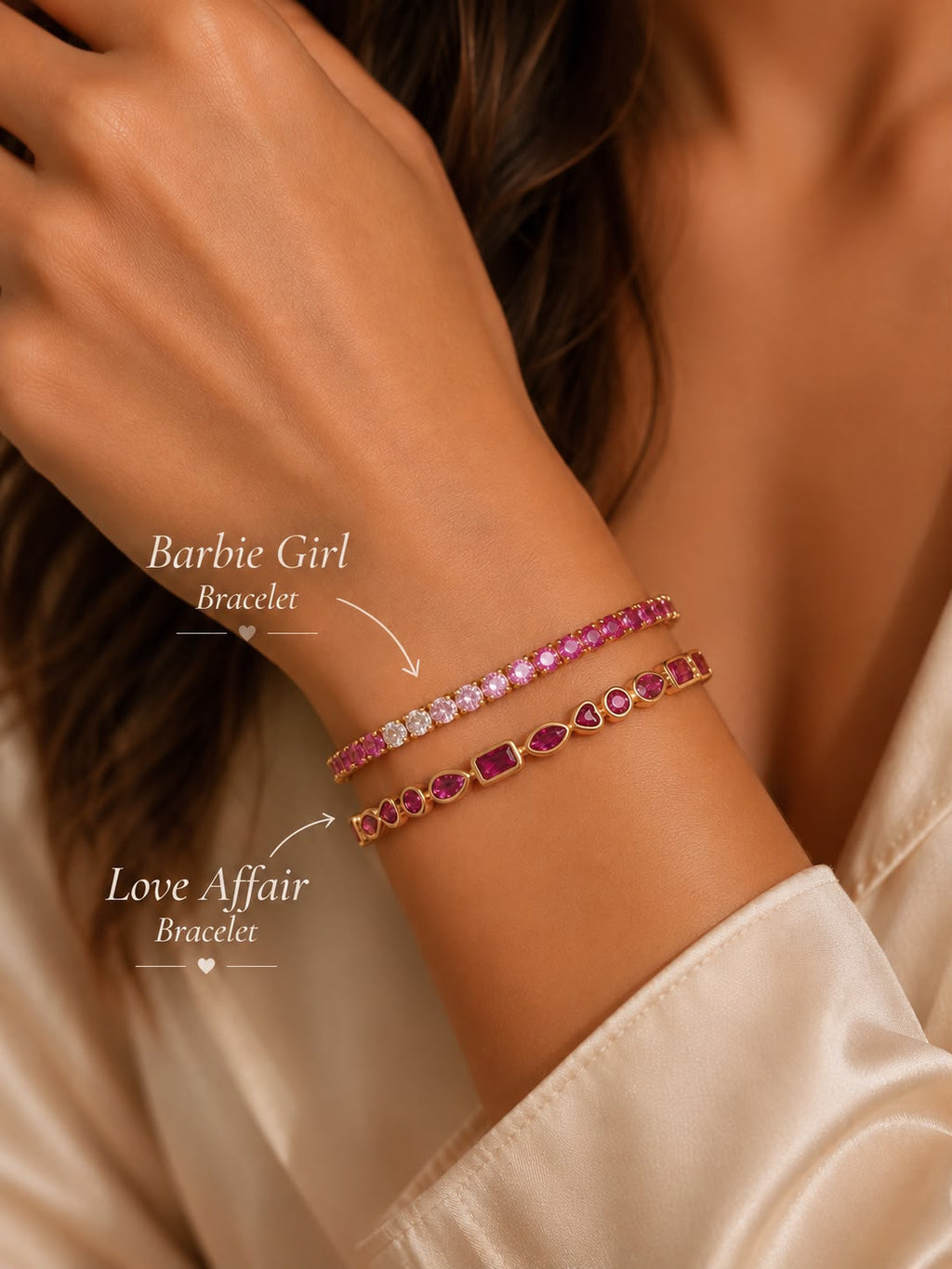 Love Affair Pink Bracelet