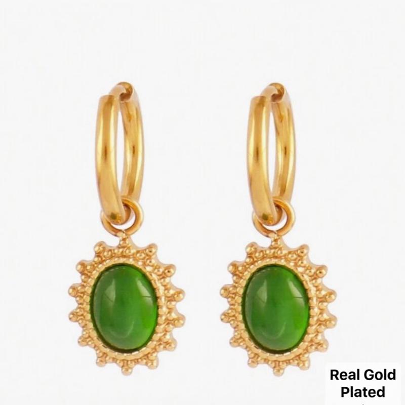 Bella Earrings- Stainless steel hoop earrings