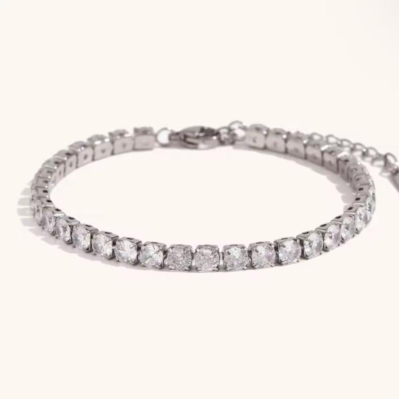 Tennis bracelet - stainless steel bracelet
