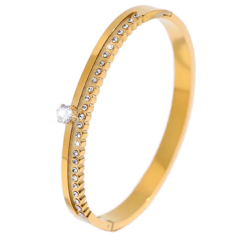 Tara Ring & Bangle - 2 in 1 band Stainless Steel Ring and Bangle