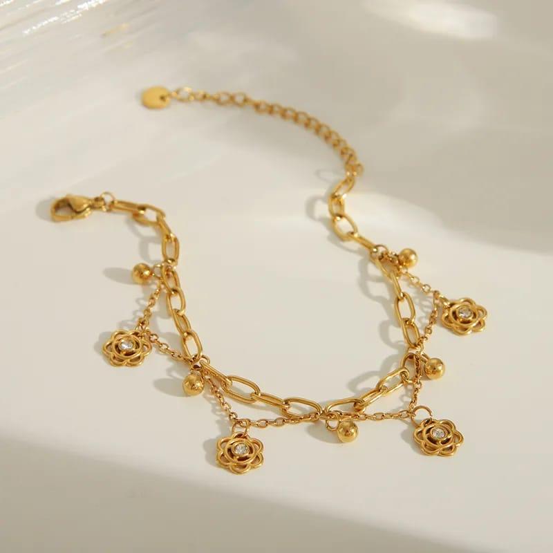 Charlie bracelets- stainless steel charm bracelet for smaller to wider wrist