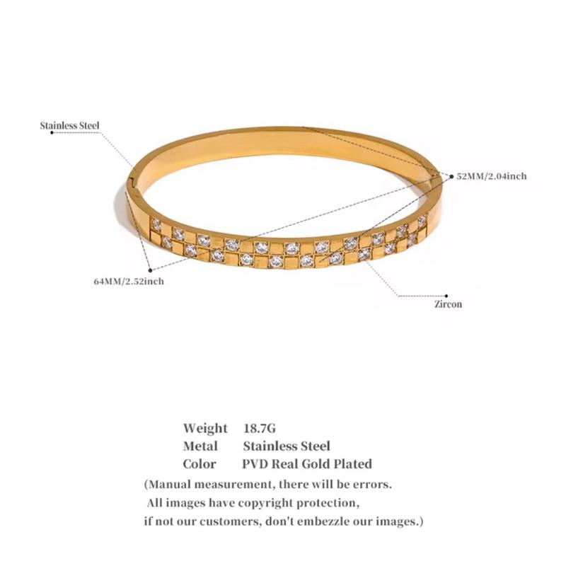 Sophie bangle - stainless steel bangle small to medium Wrist