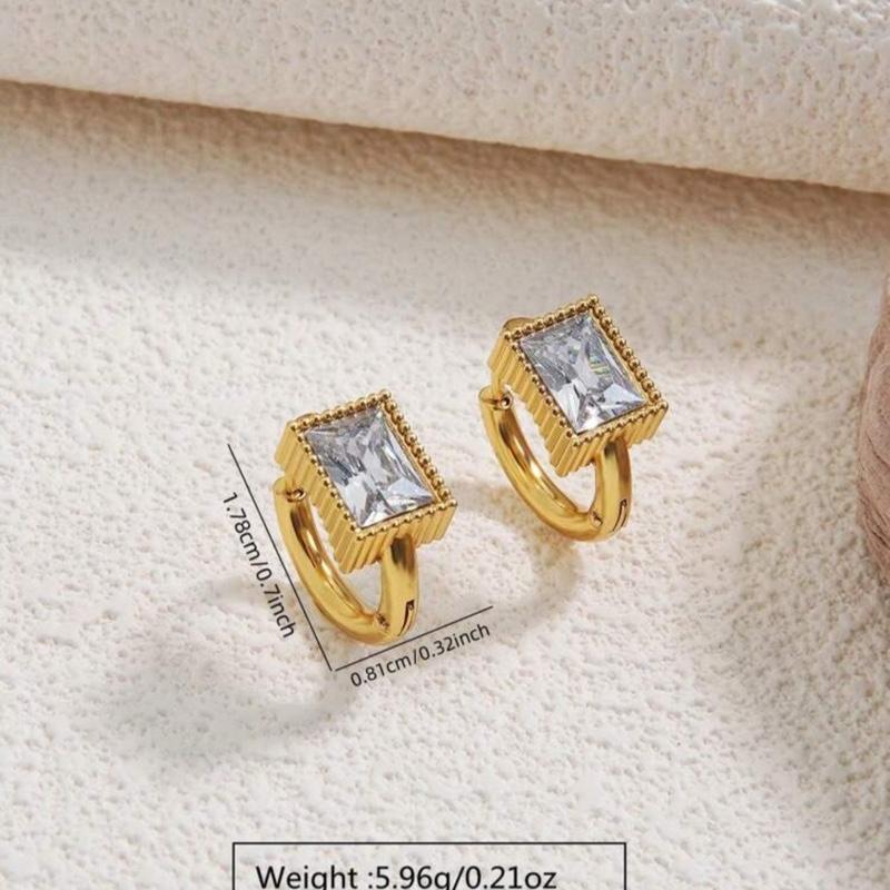 Cube Huggies - Stainless steel Huggies hoop