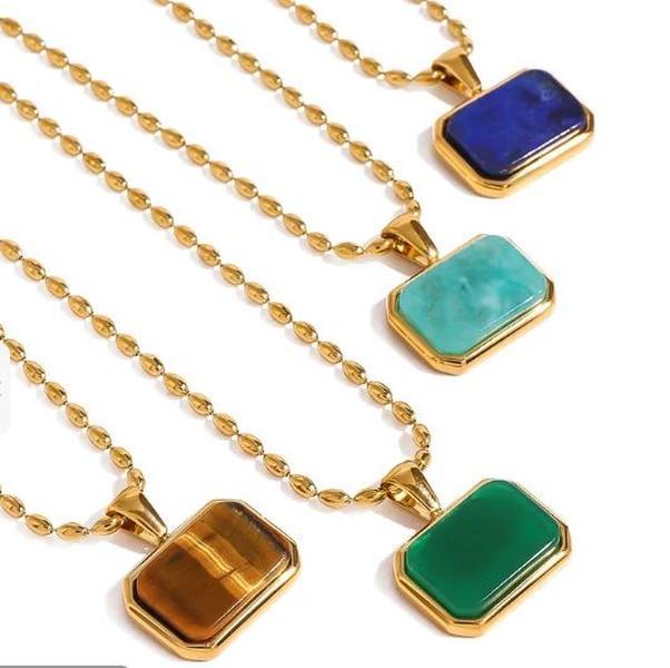 Beaded stella - Stainless steel necklace Necklaces