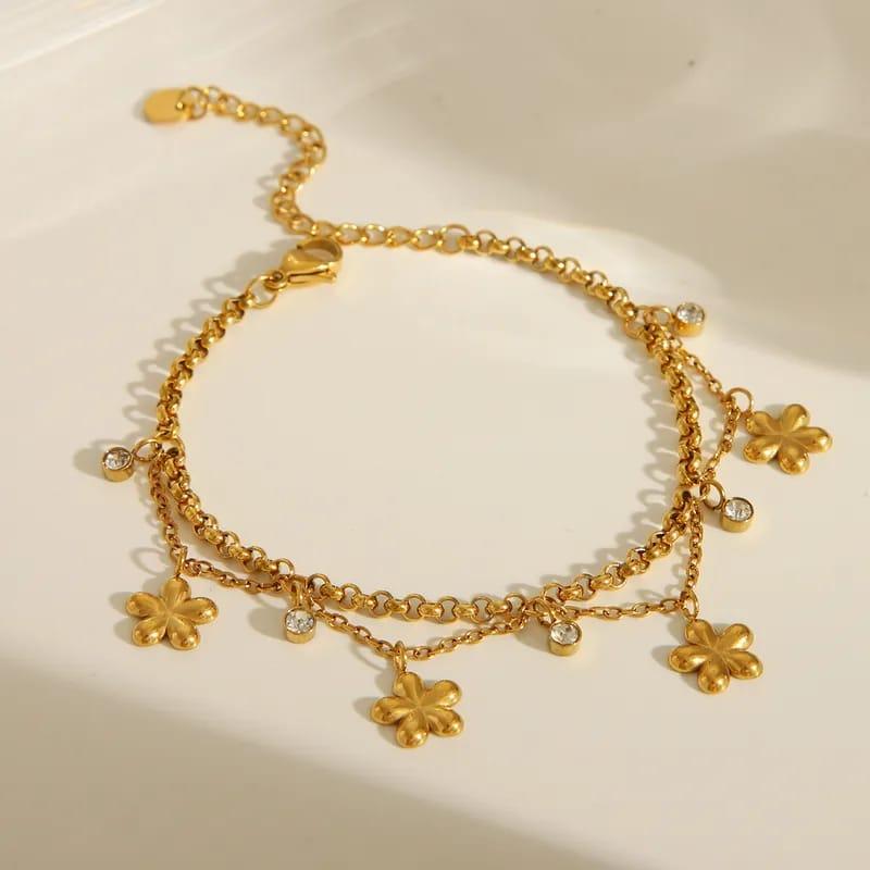 Charlie bracelets- stainless steel charm bracelet for smaller to wider wrist