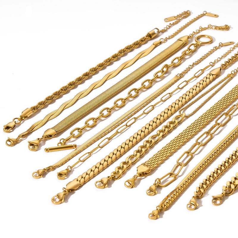 Basic Bracelets -Everyday wear Stainless Steel Stackable bracelets