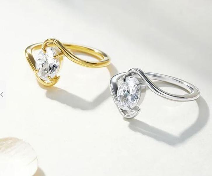 Wholesale Jewelry Glam Sweet Shiny Solid Color 304 Stainless Steel Ring