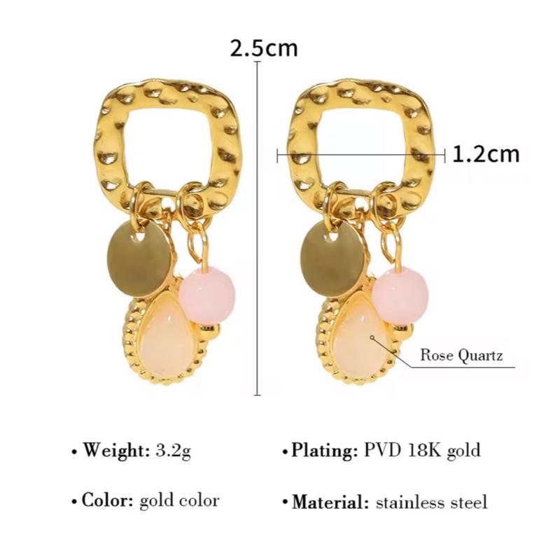 Alma Earrings - Stainless steel everyday earrings