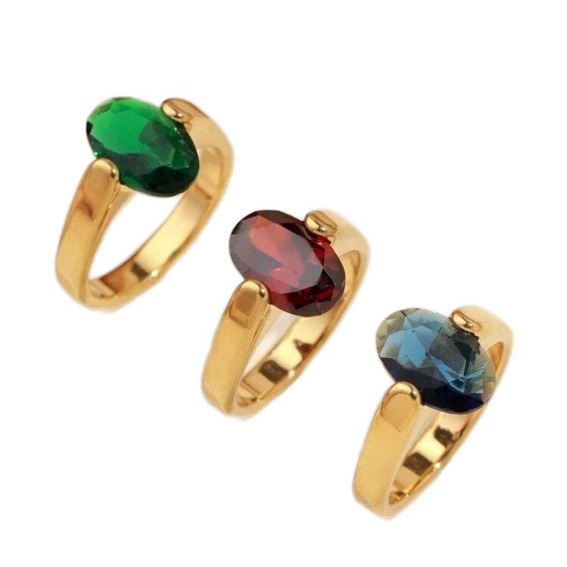 Stone Ring - Stainless Steel stone rings