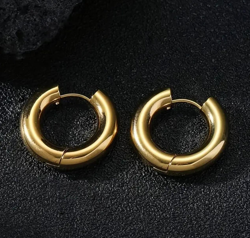 Pearl Hoop - Earrings with Chic Imitation Pearl Tassel - Stainless Steel, Versatile for Daily Wear