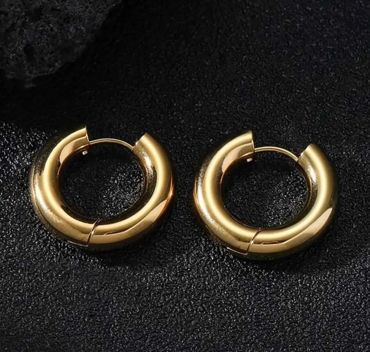 Pearl Hoop - Earrings with Chic Imitation Pearl Tassel - Stainless Steel, Versatile for Daily Wear