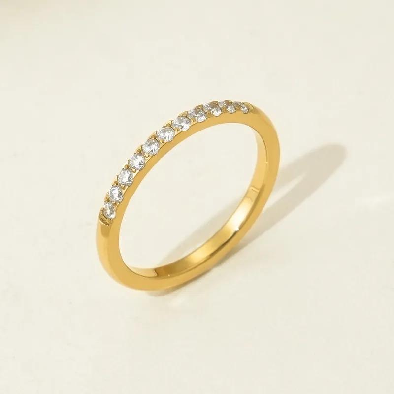 Dainty Ring - Stainless Steel Ring gold plated