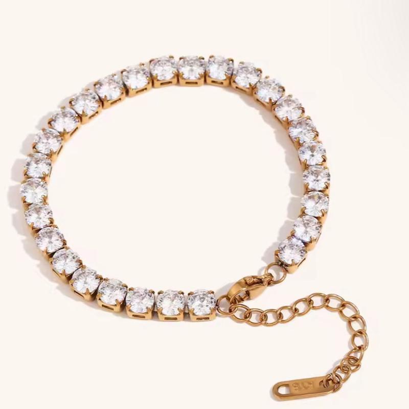 Tennis bracelet - stainless steel bracelet