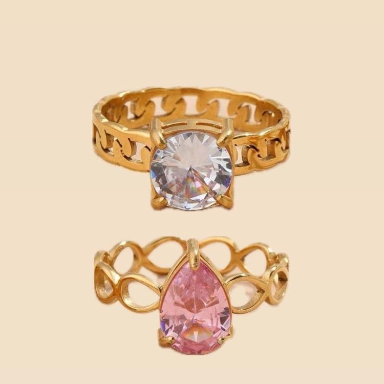 Lisa Rings - Stainless Steel Rings tarnish free