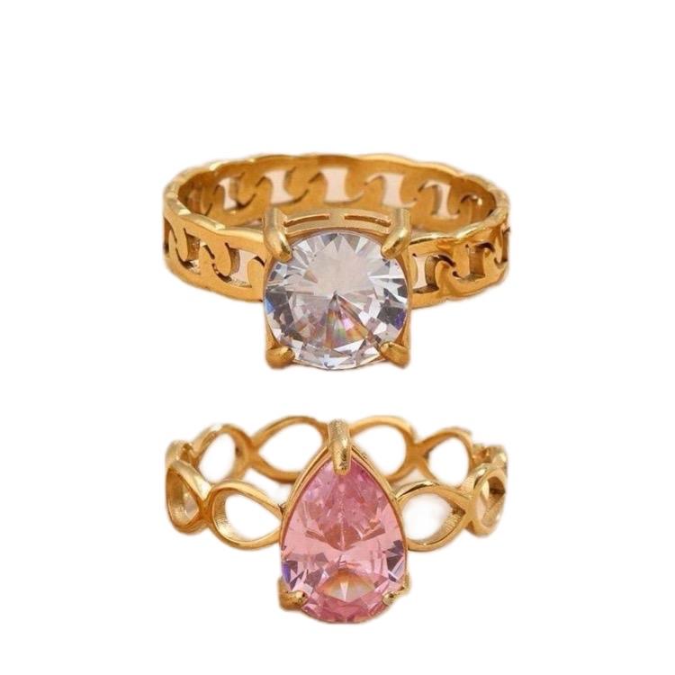 Lisa Rings - Stainless Steel Rings tarnish free