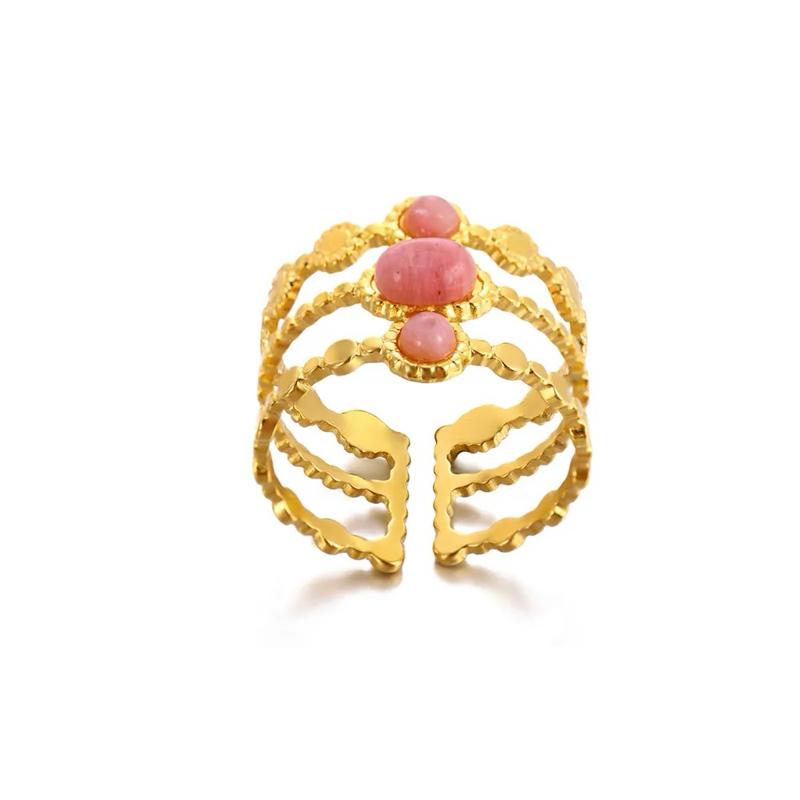 Stonie rings - stainless steel adjustable ring