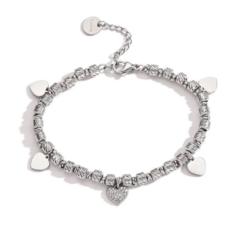 Aurora Beaded bracelet - Steel 18K Gold Plated Bracelets