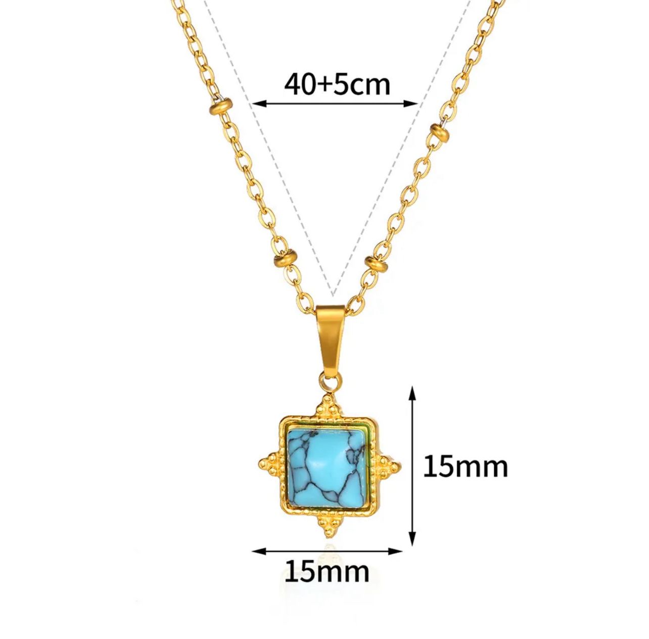 Messie Necklace- stainless steel and 18k gold plated necklaces