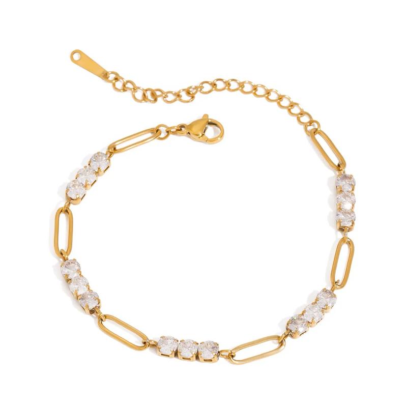 Tria clip bracelet- Stainless steel bracelet for all wrist size