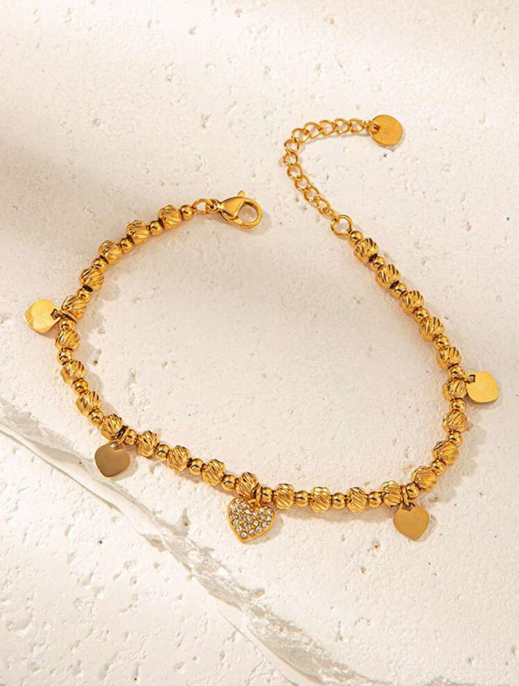 Aurora Beaded bracelet - Steel 18K Gold Plated Bracelets