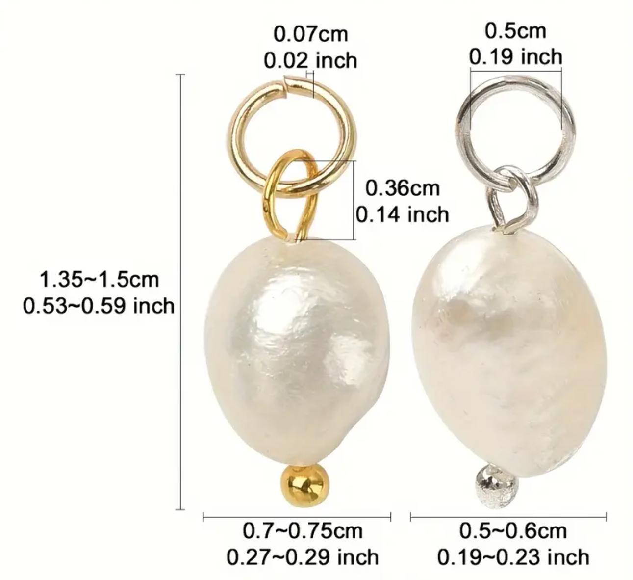 Fresh waterpearl pendent to add on your necklaces