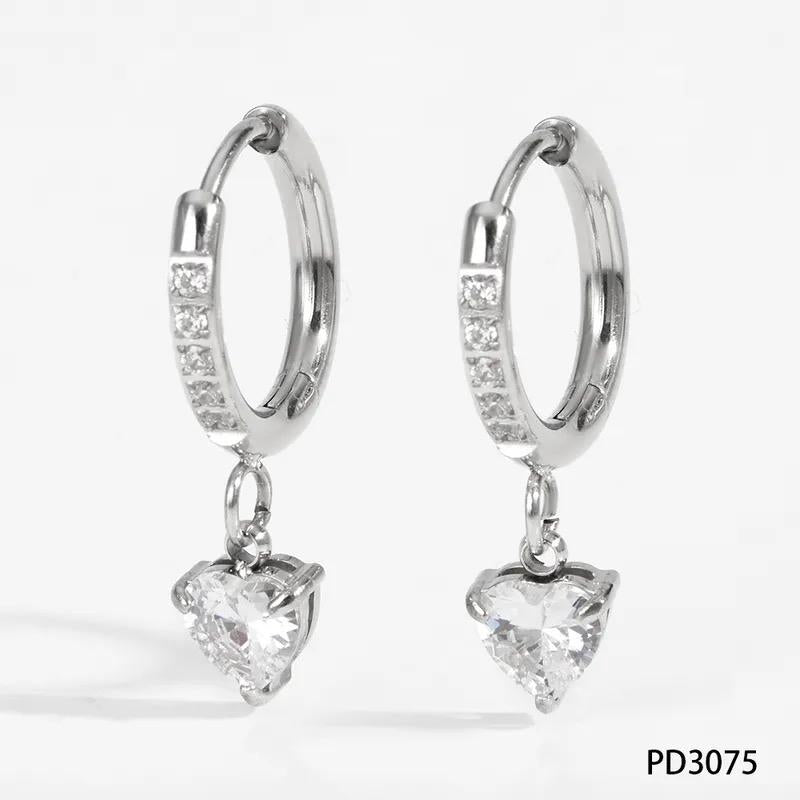 Adore Earrings - Stainless steel heart Earrings