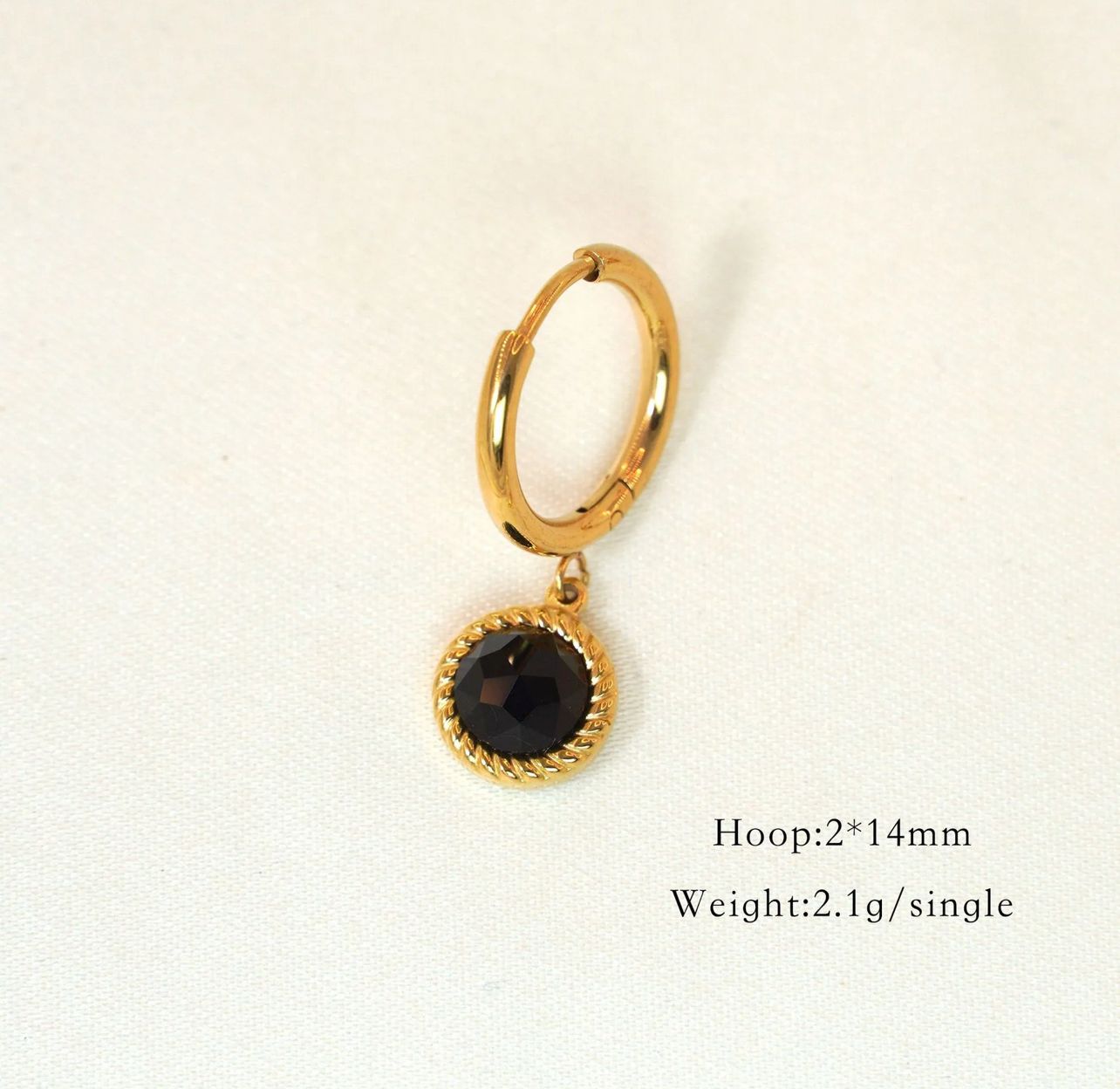 Drop Earrings t • Diamond Vintage Hoops • Minimalist Gothic Jewelry • Gift for Her