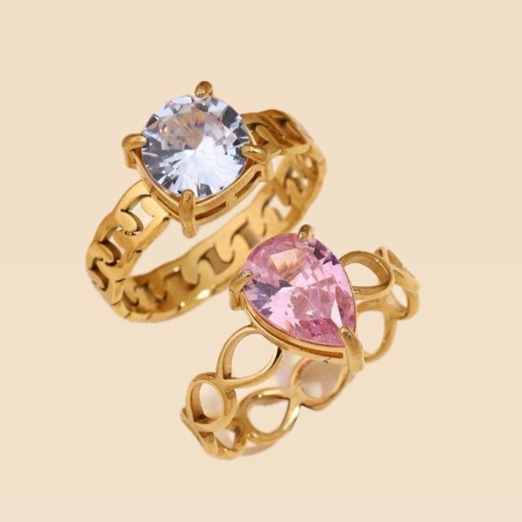 Lisa Rings - Stainless Steel Rings tarnish free